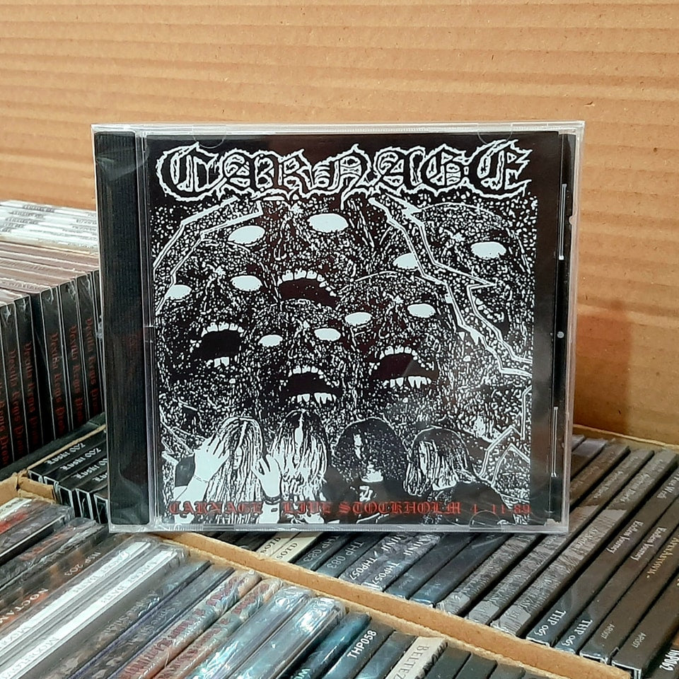 CARNAGE - Live Stockholm Sweden 4.11.89. [CD]