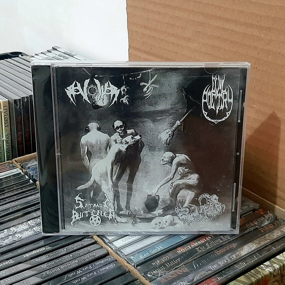 EVIL POETRY / SATANIC BUTCHER / REVOLVER / THE NAMELESS ONE - Four Winds Plague's Meeting [CD]