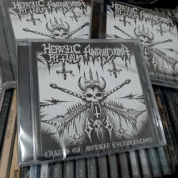 FUNERAL VOMIT / HERETIC RITUAL - Chants Of Morbid Excruciation [CD]