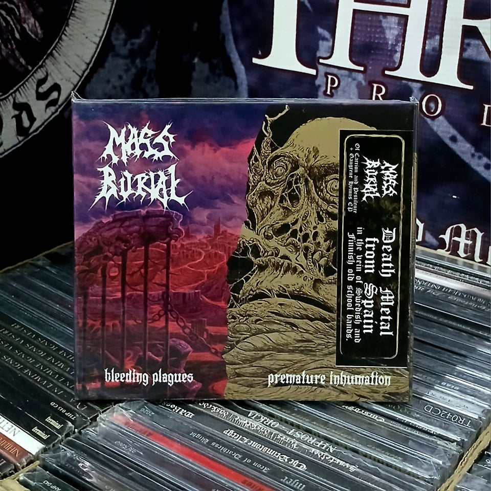 MASS BURIAL - Breeding Plagues + Premature Inhumation [DIGI CD]