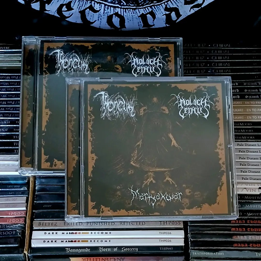 THRONEUM / MOLOCH LETALIS - Martyaxwar [MINI CD]