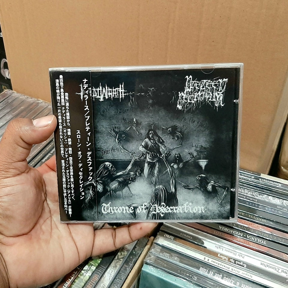 NADIWRATH / PRETEEN DEATHFUK - Throne Of Desecration (Split Album) [CD]