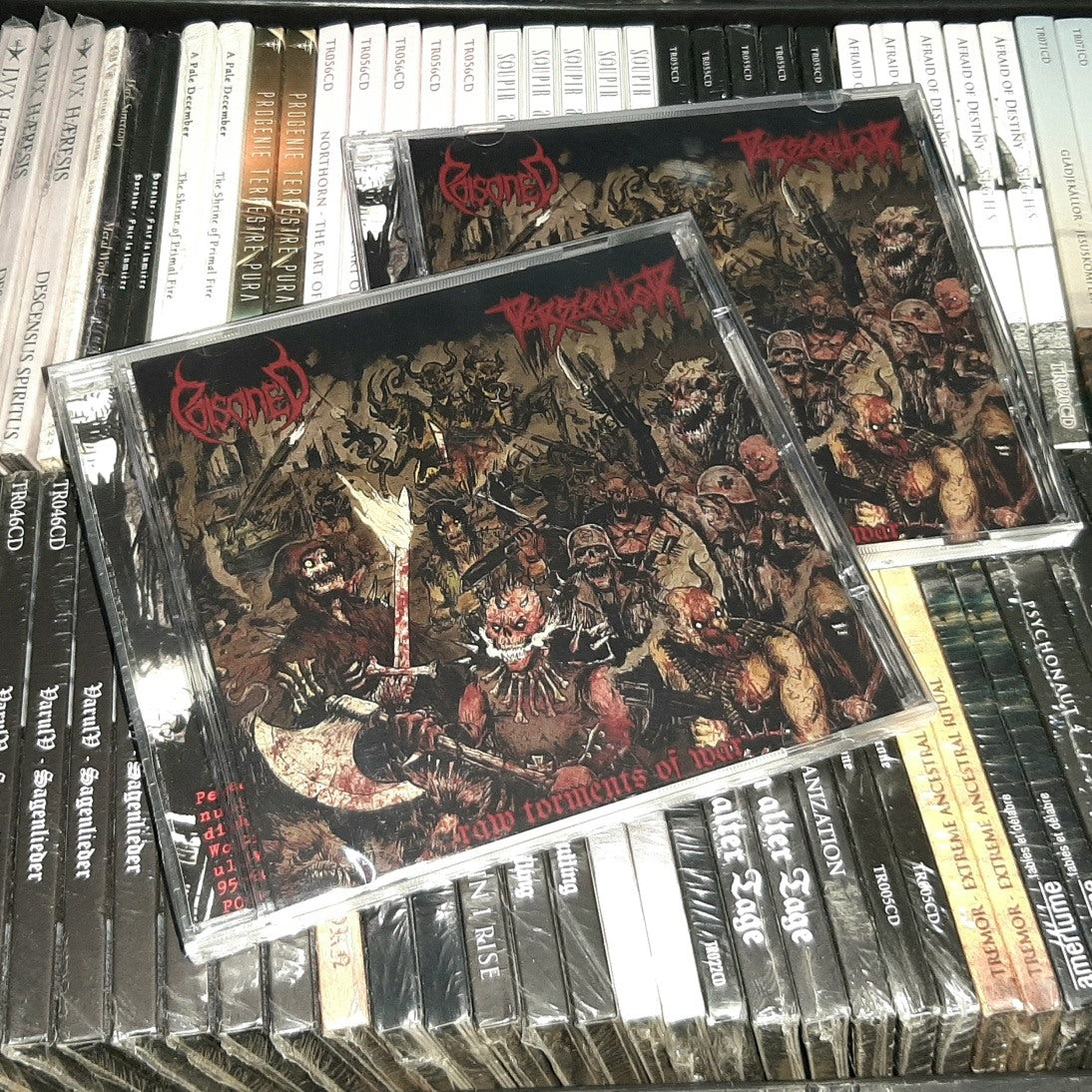 PERSECUTOR / POISONED - Raw Torments Of War [CD]
