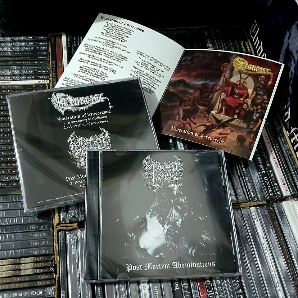 HEXORCIST / MORBID MESSIAH - Veneration Of Irreverence / Post Mortem Abominations [CD]