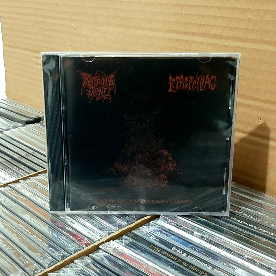 ROTTING GRAVE / LEPROPHILIAC - Profecías de condenación y carroña [CD]