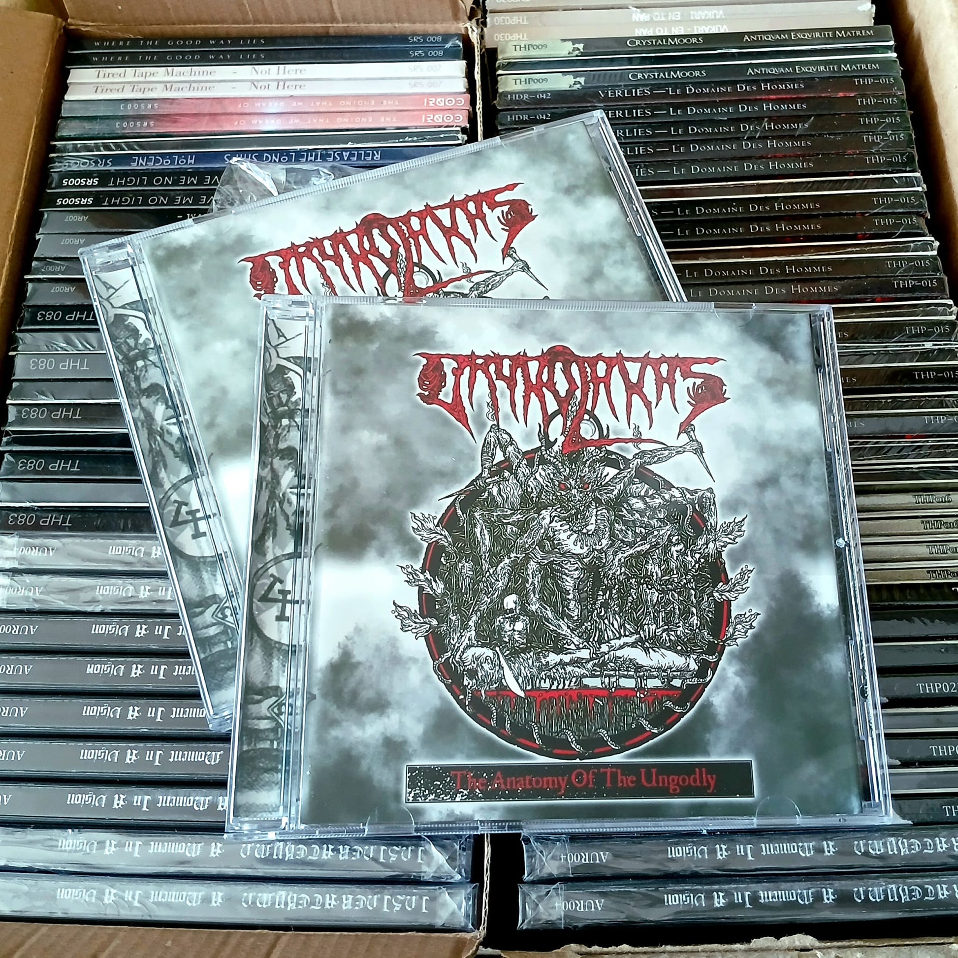 NUCLEAR CHRIST / VRYKOLAKAS - Twisted Idols for Nihilism / The Anatomy of the Ungodly [CD]