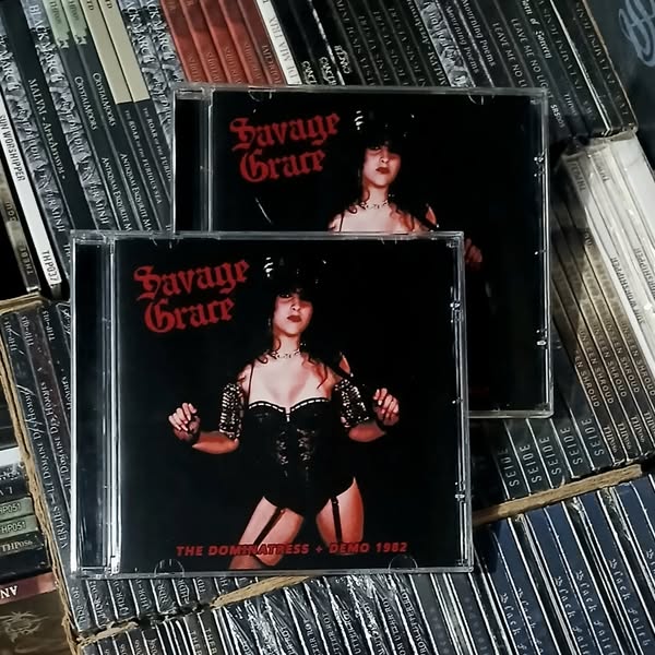 SAVAGE RAGE - The Dominatress + Demo 1982 [CD]