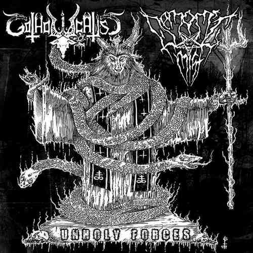 GOTHOLOCAUST / DEMONIC MIST - Unholy Forces [CD]